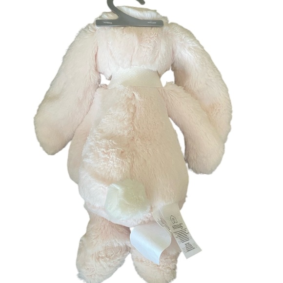 Snug Bunny Plush 12” long Soft New with Tags Light Pink - Picture 3 of 4